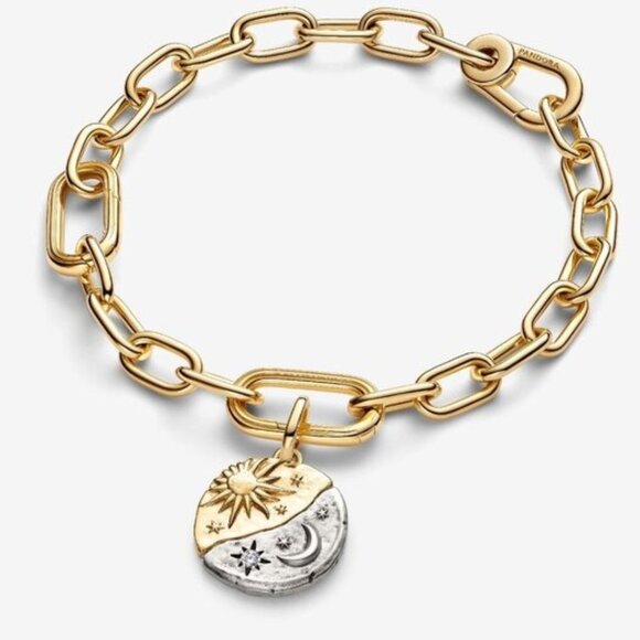 Pandora Sun and Moon Medallion Charm - Picture 2 of 5